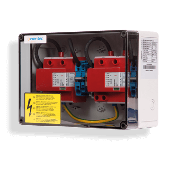 enwitec Overspanningsbeveiliging DC type I+II 2 MPPT, klemmen