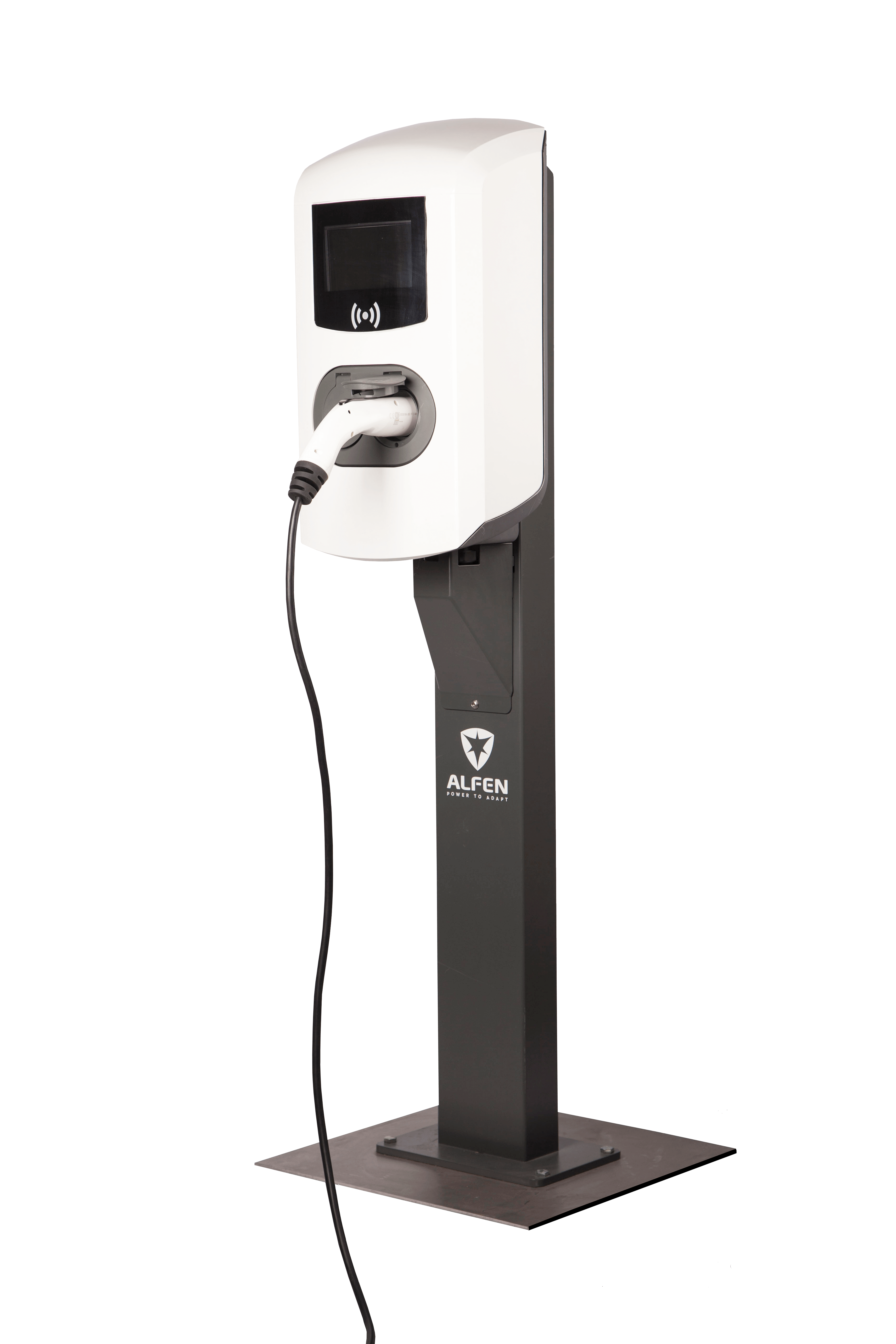 Alfen Double Pro-Line op paal zijkant