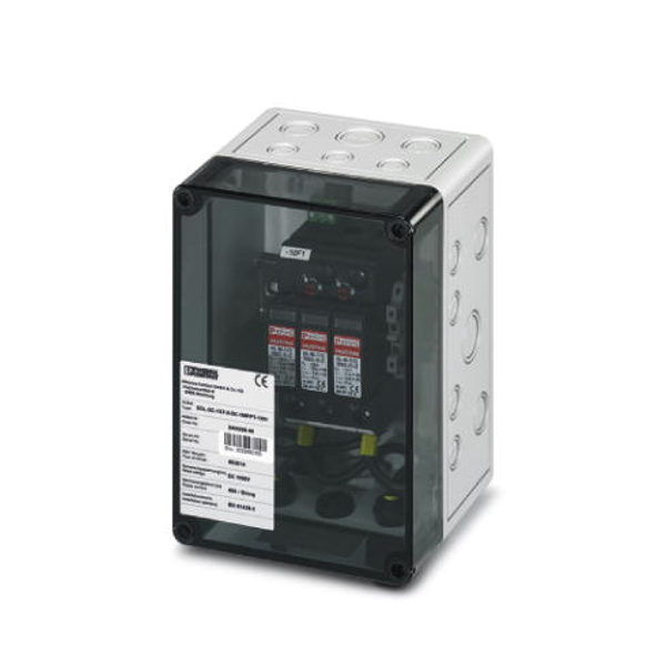 Phoenix Contact overspanningsbeveiliging DC, type I+II, 1 MPP, SunClix